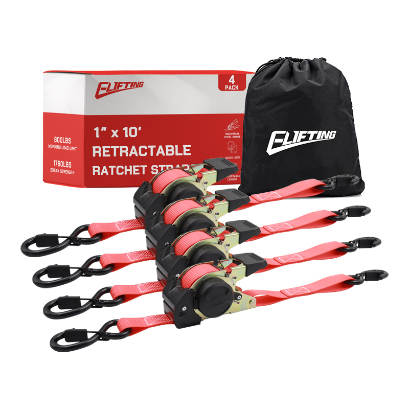 I "X X" 1760lbs Bs Auto Retractable Ratchet (4pk)